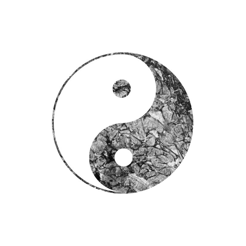 Yin and yang symbol. It is used to portray one of the most important concepts in Chinese medicine - maintaining balance for healthy living.