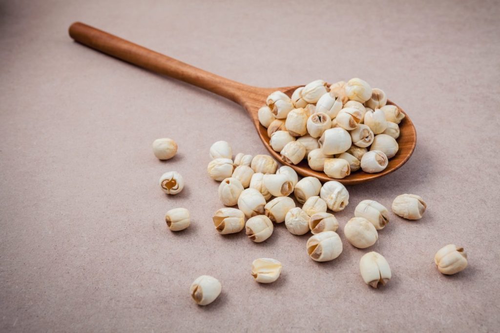 Lotus seeds are part of 8 treaures congee