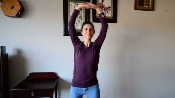 hands overhead