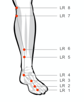 Liver 3 and 4 Stop headache pain on your temples by massaging acupressure points liver 3 and 4